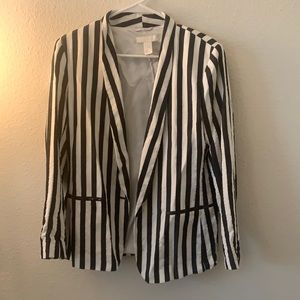 Black & White Stripped Blazer